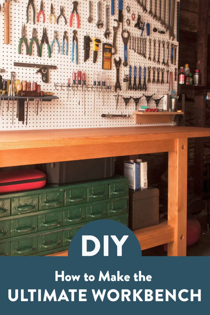 DIY workbench pin