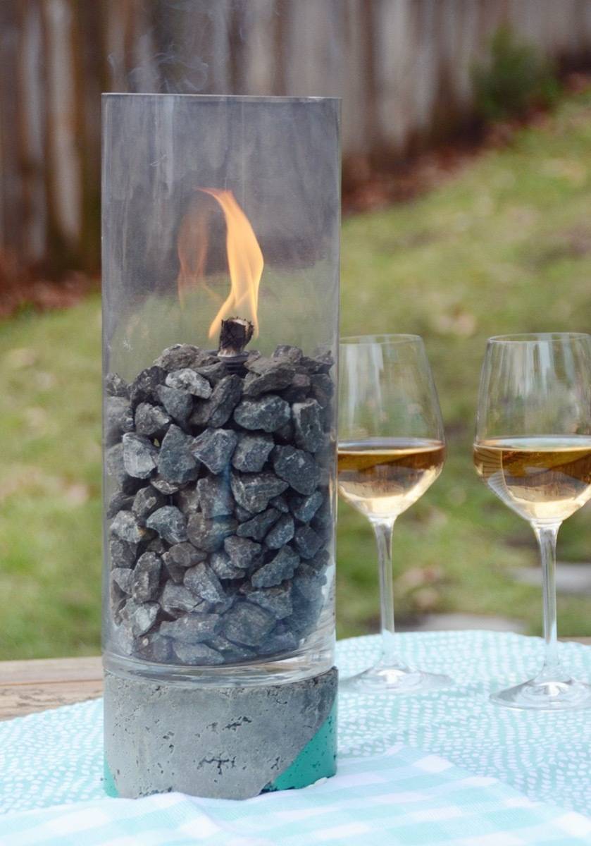 62 DIY Projects to Transform Your Backyard: Fire column