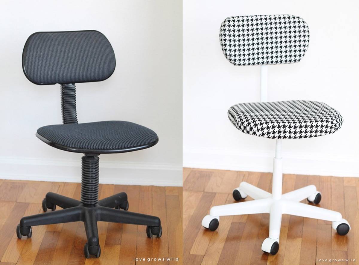 67 Furniture Makeovers That'll Totally Inspire You: Chair makeover via Love Grows Wild