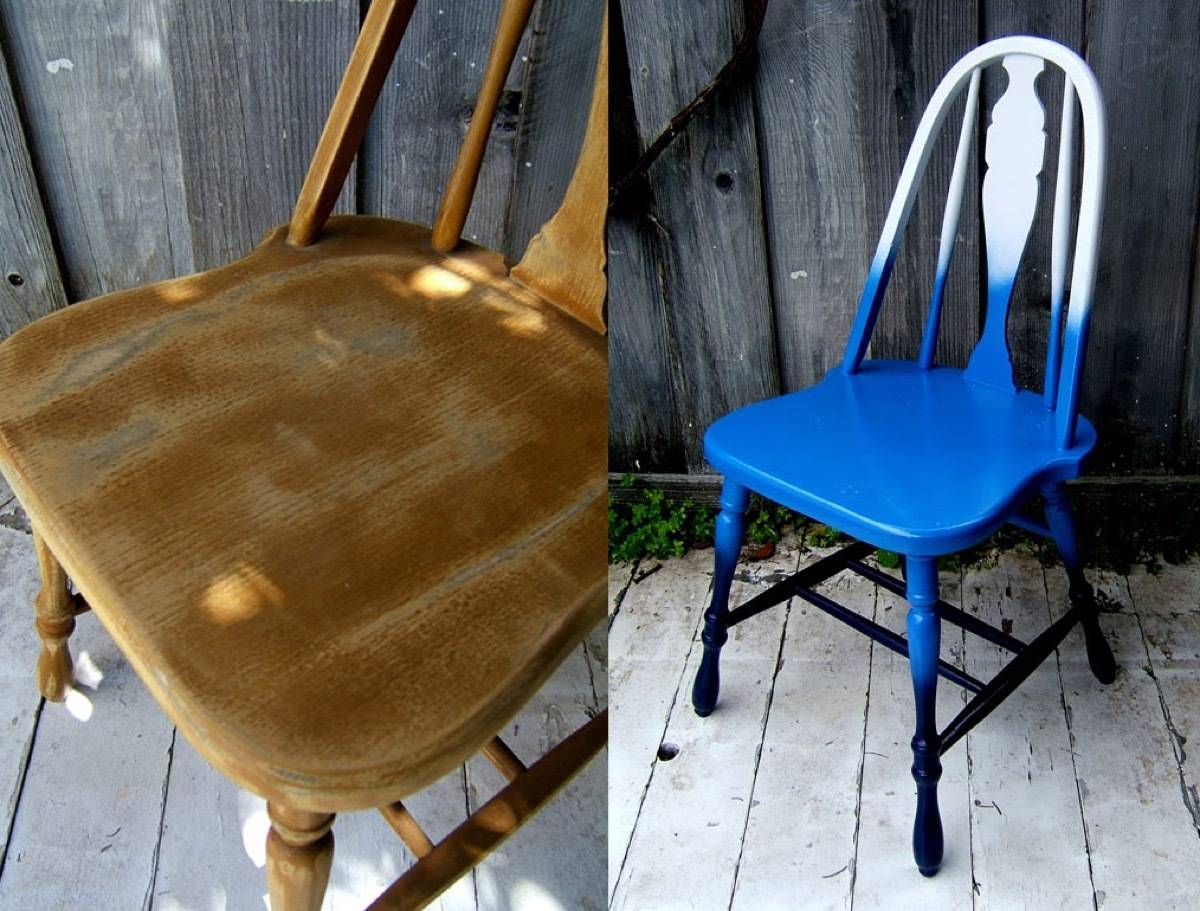 67 Furniture Makeovers That'll Totally Inspire You: Chair makeover via Design Sponge