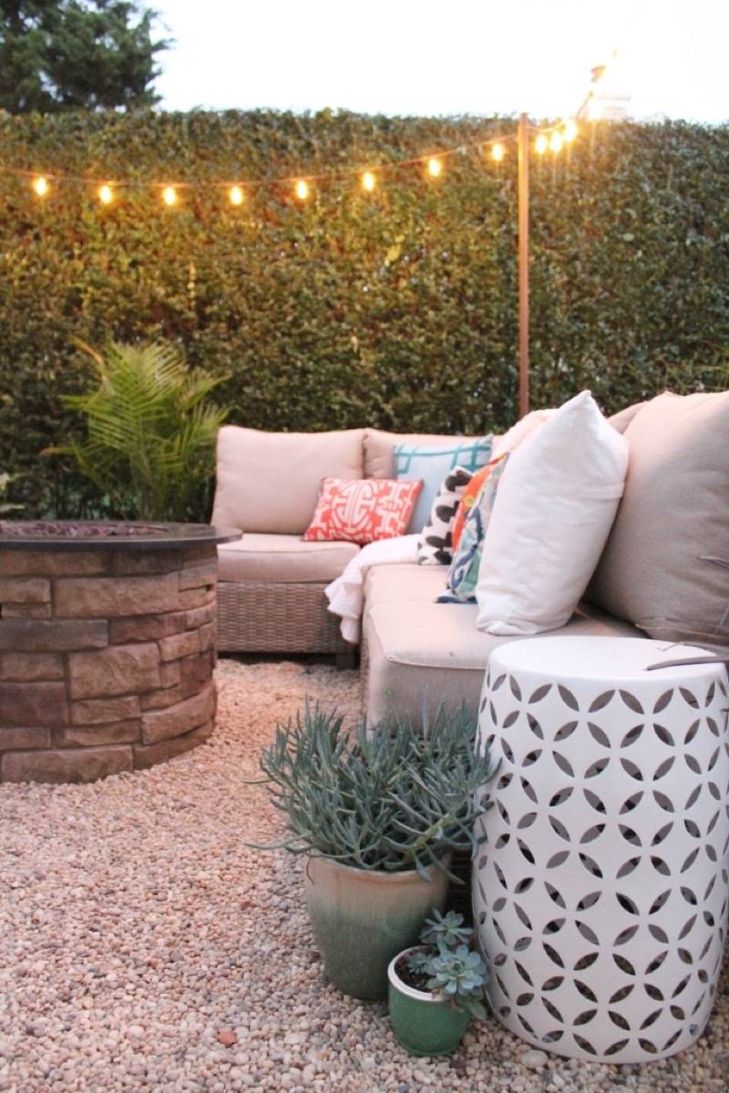 62 DIY Projects to Transform Your Backyard: Pea Gravel Patio