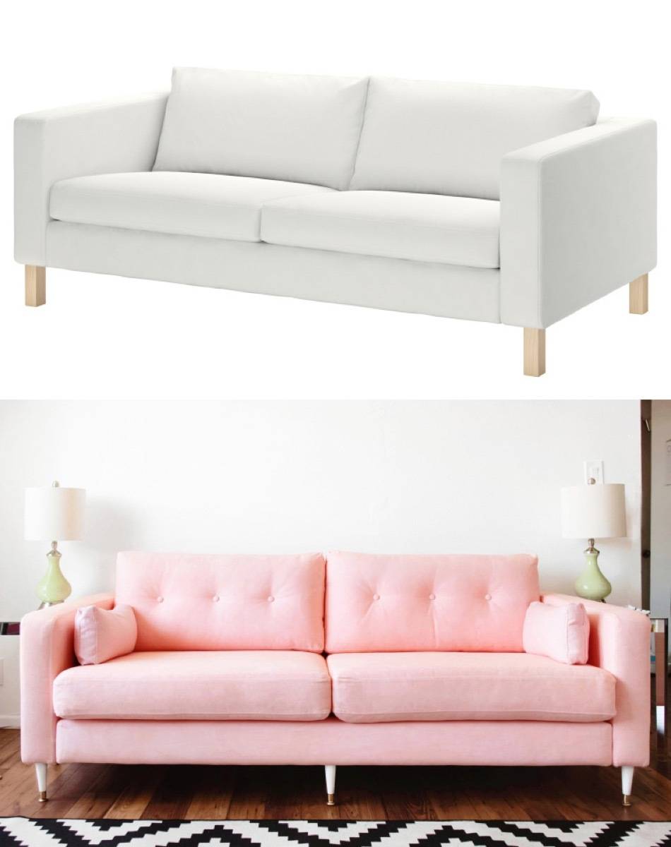 67 Furniture Makeovers That'll Totally Inspire You: Couch makeover via My Melodrama