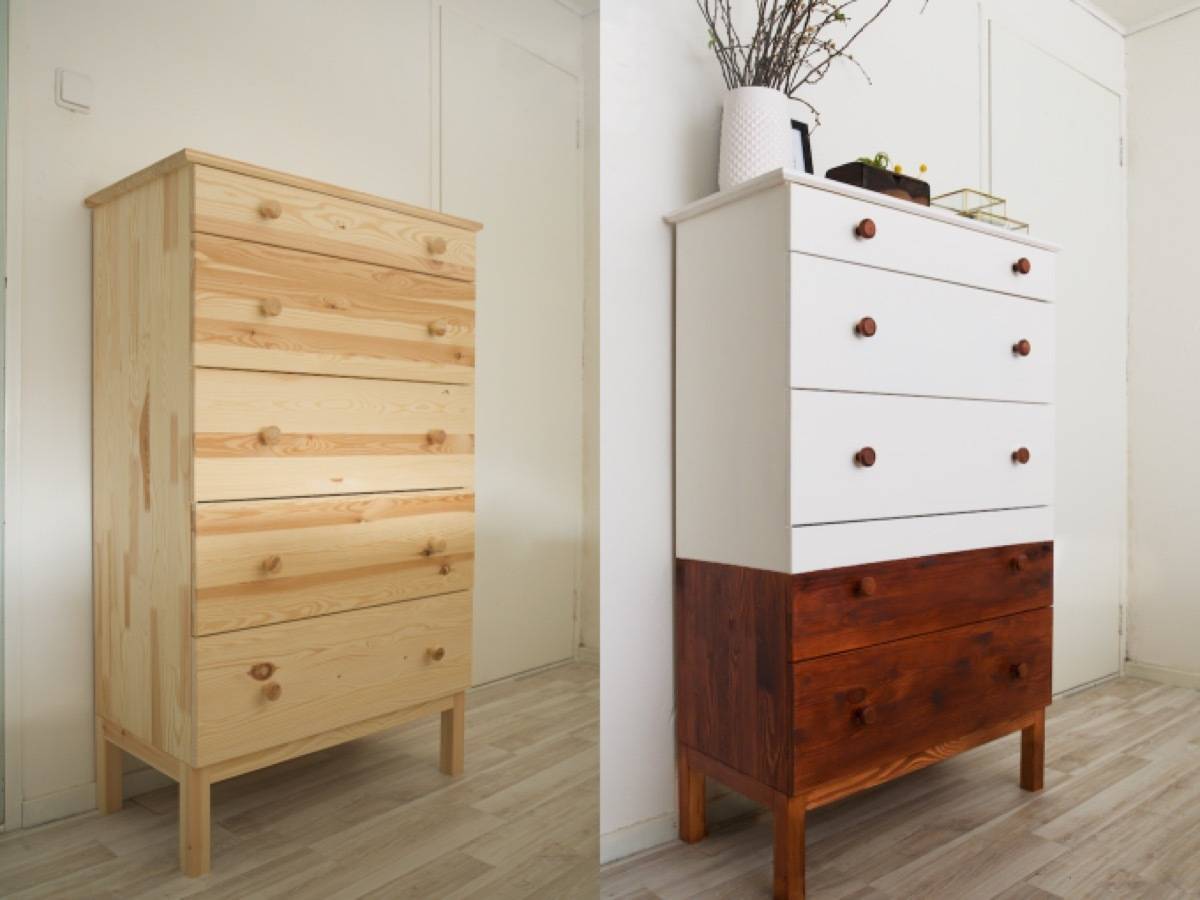 67 Furniture Makeovers That'll Totally Inspire You: Dresser makeover via A Cup of Life