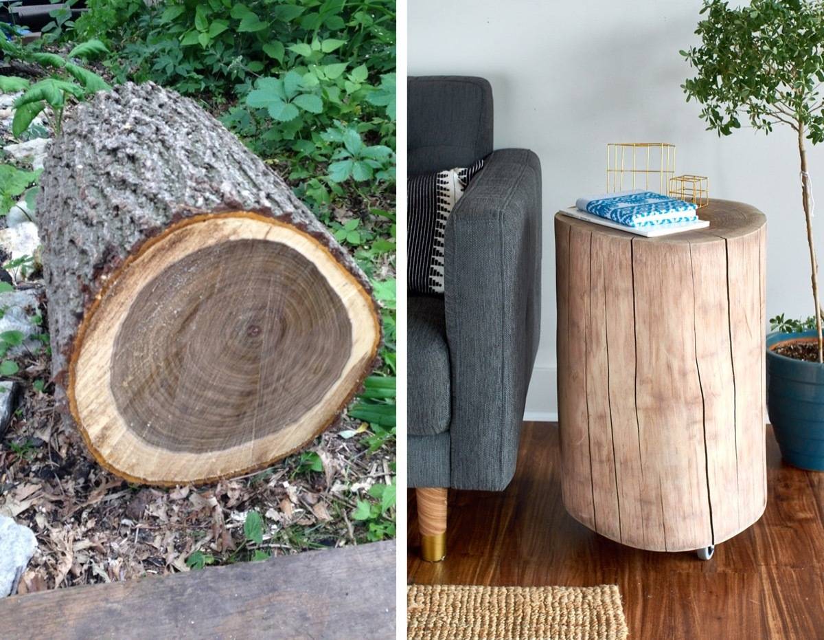 67 Furniture Makeovers That'll Totally Inspire You: Side table makeover from Curbly