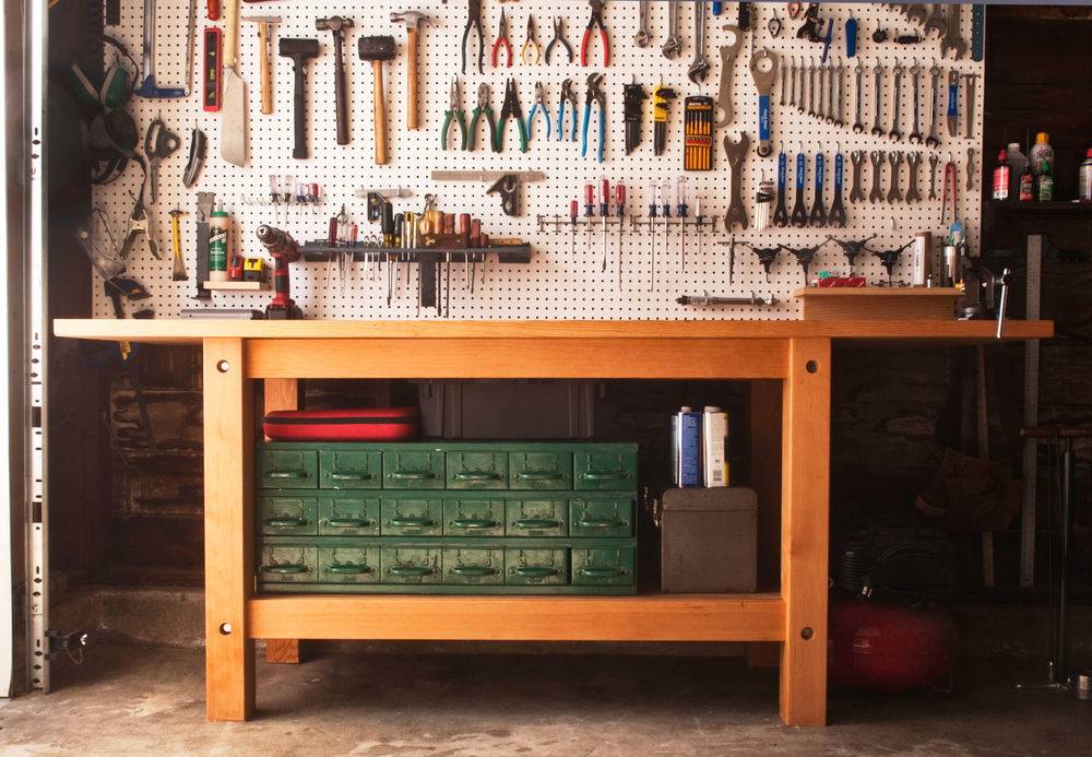 the ultimate garage workbench