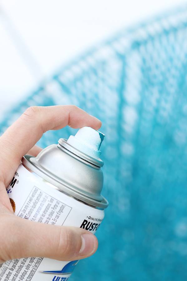 DIY Wicker Chair Makeover