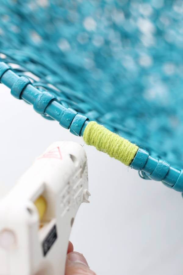 DIY Wicker Chair Makeover