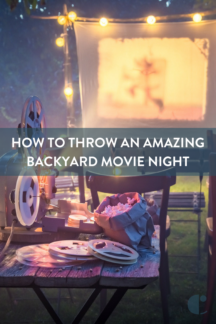 Check out this list of everything you need to throw an amazing backyard movie night. 