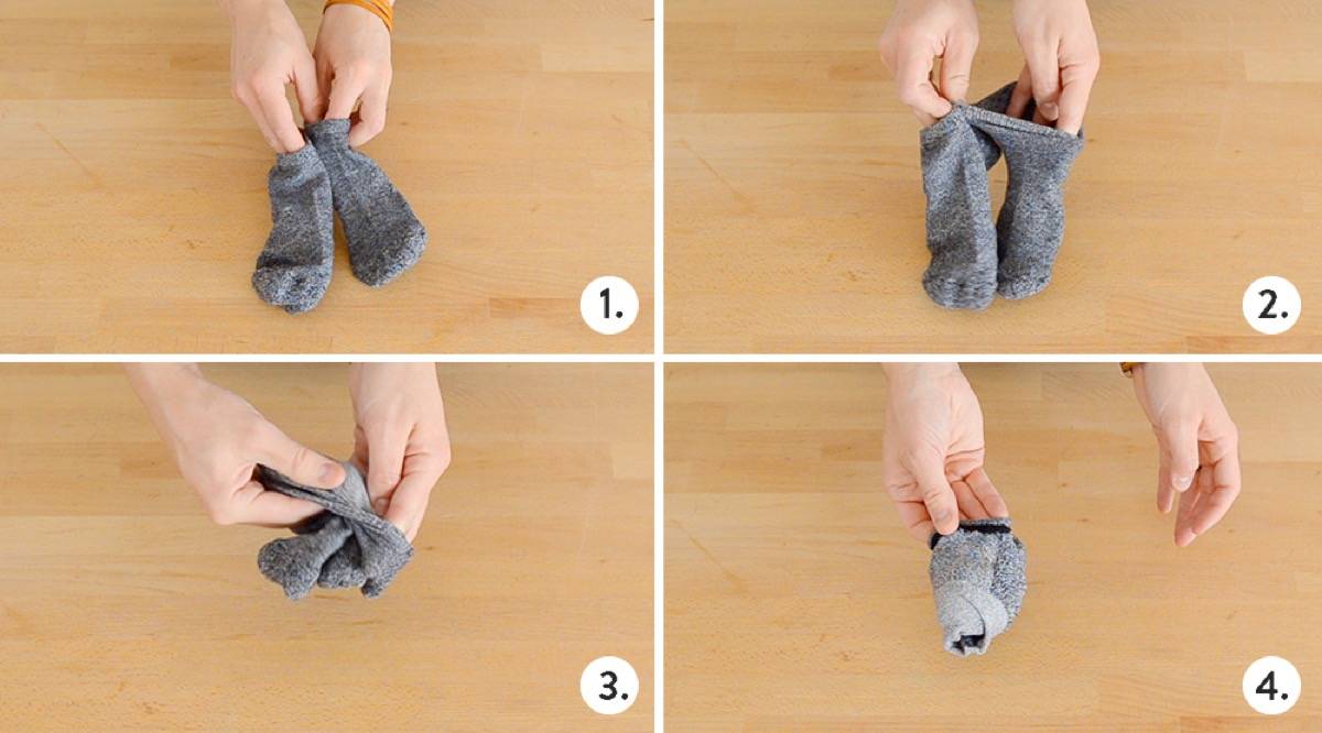 How to fold socks