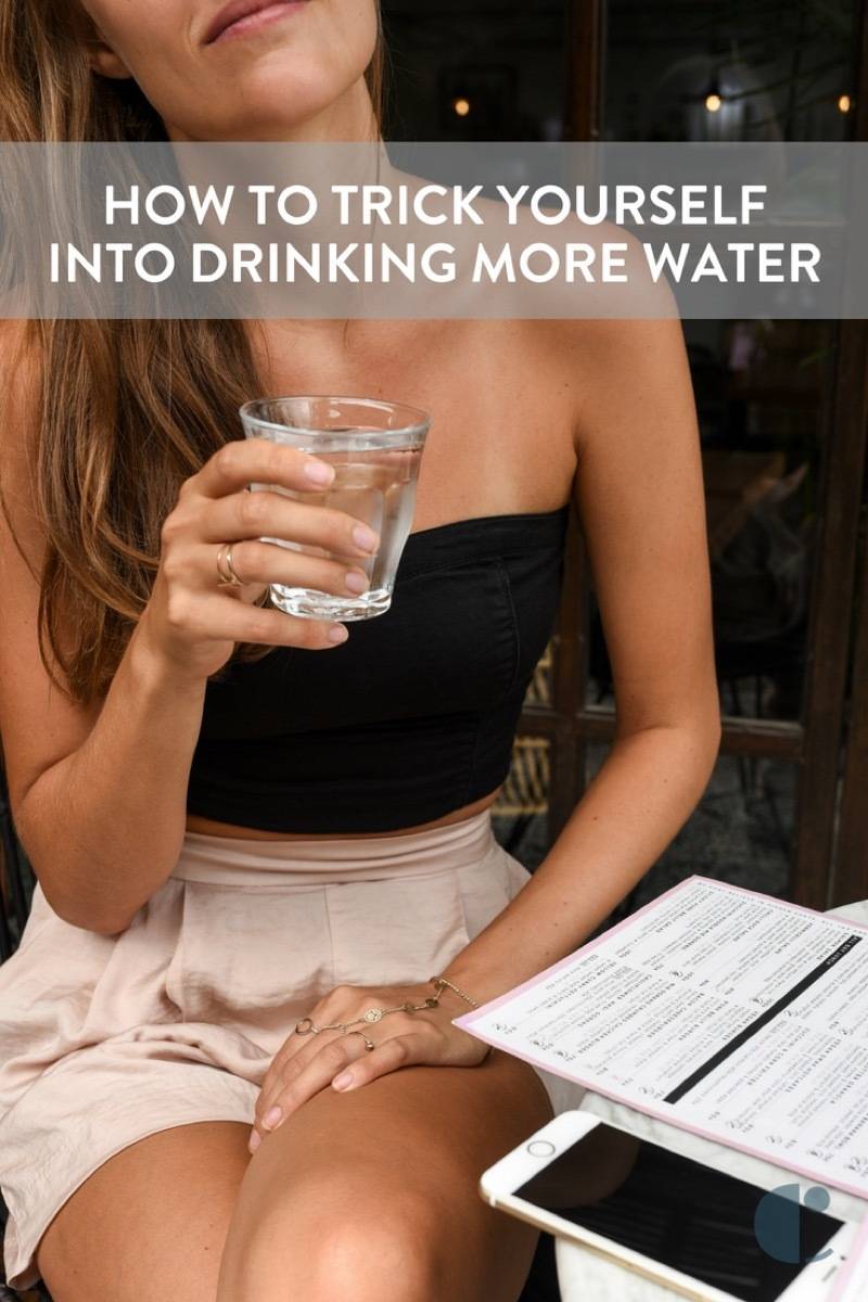 How to trick yourself into drinking more water