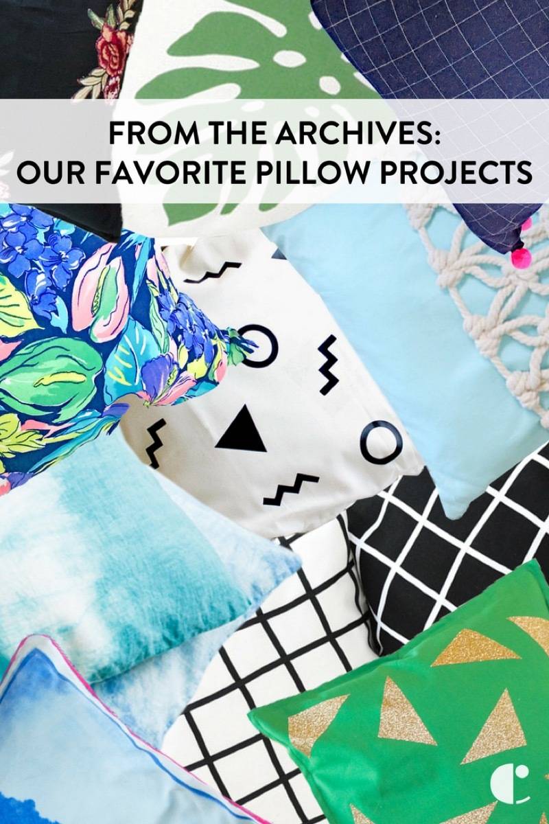 Curbly pillow projects