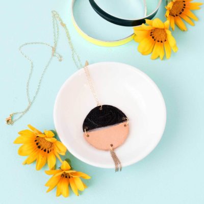 DIY stylish leather pendant in under 15 minutes!