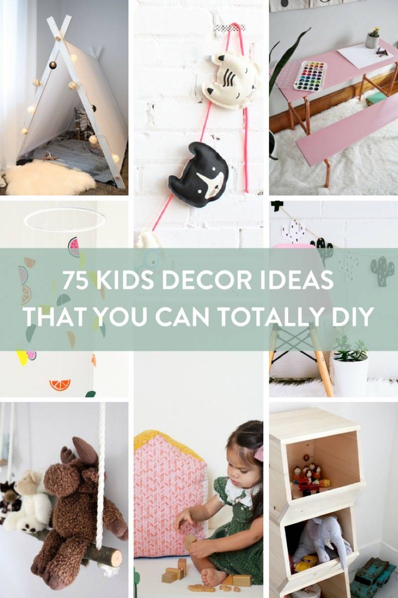 75 ways to decorate a kid's room - DIY style!