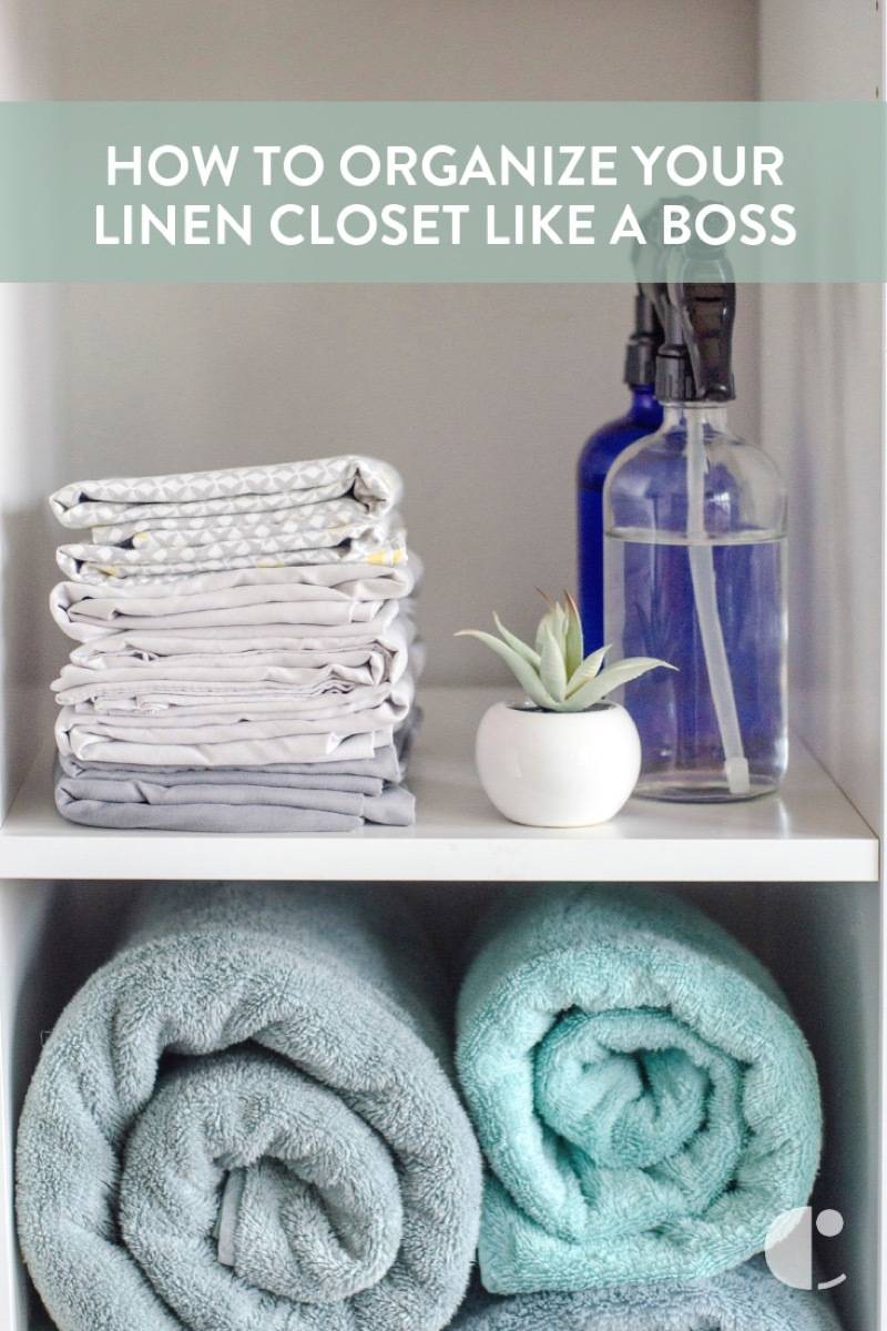 How to organize your linen closet