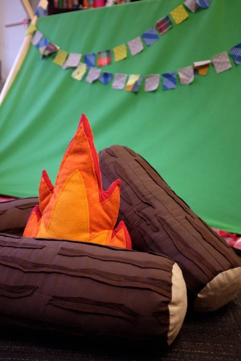 Fun pillow idea from Modern Textiles | 75 DIY Kids Decor Ideas