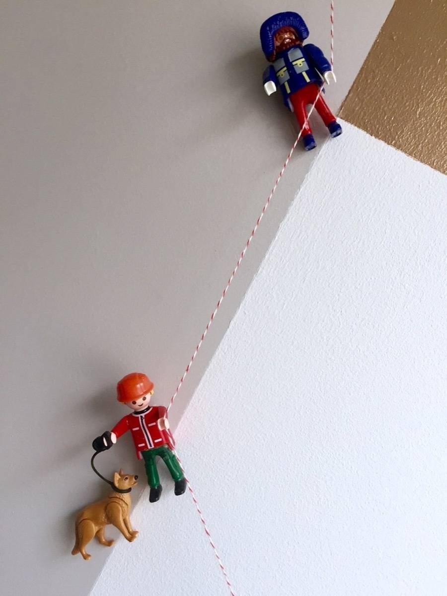 Wall art idea from Curbly | 75 DIY Kids Decor Ideas