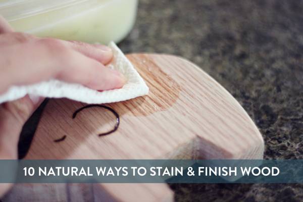 10 all-natural ways to finish wood