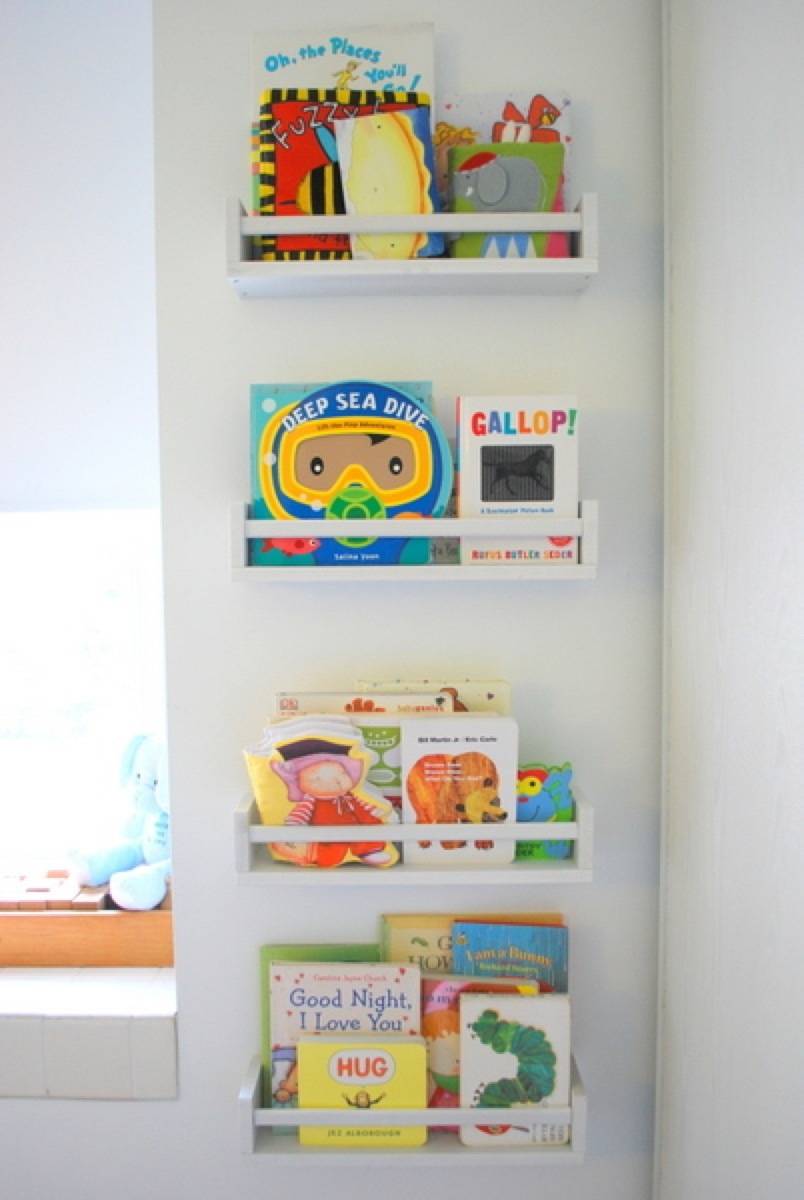 Storage solution from The Sweetest Digs | 75 DIY Kids Decor Ideas