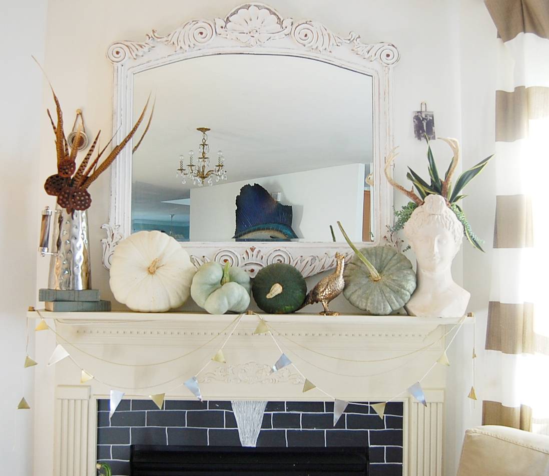 Eye Candy: 10 Ways To Style Your Mantel For Thanksgiving