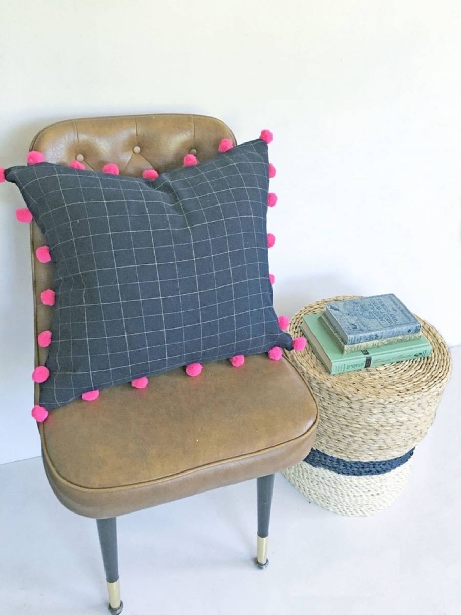 Our Favorite Pillow Projects from the Curbly Archives | Thrift store clothes pillow