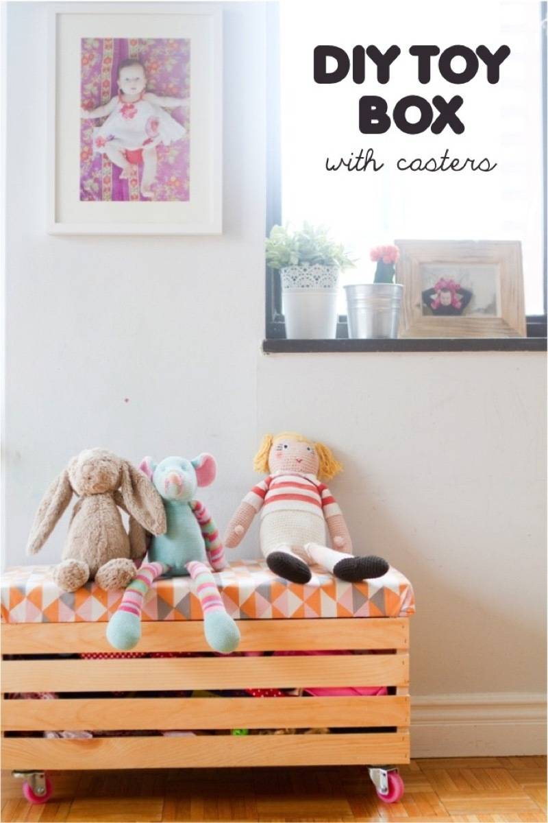 Storage solution This Little Street | 75 DIY Kids Decor Ideas