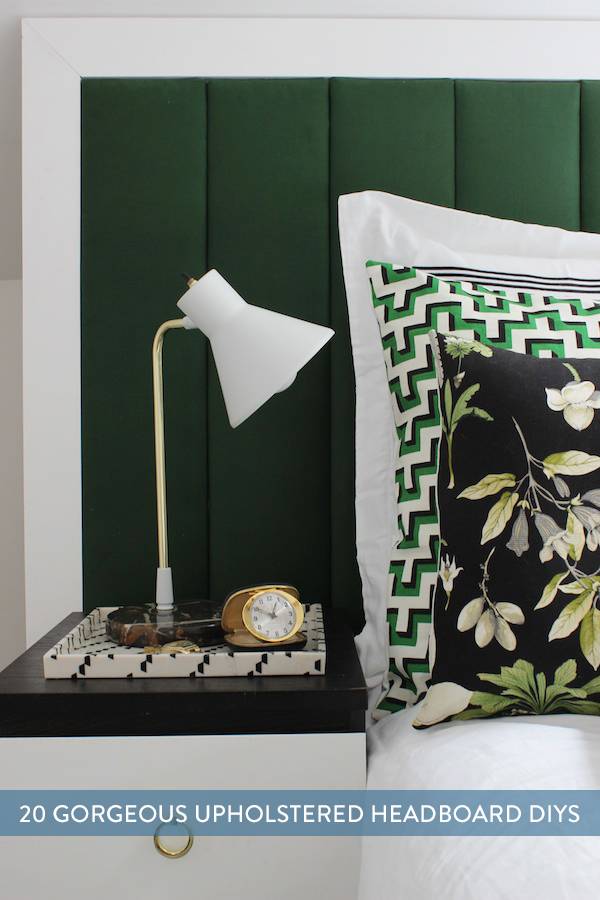 20 DIY Upholstered Headboard Projects