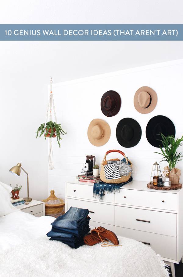 Roundup: 10 Genius Wall Decor Ideas (That Aren't Paintings)