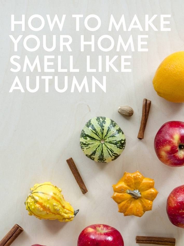 Cover magazine of how to make your home smell like autumn