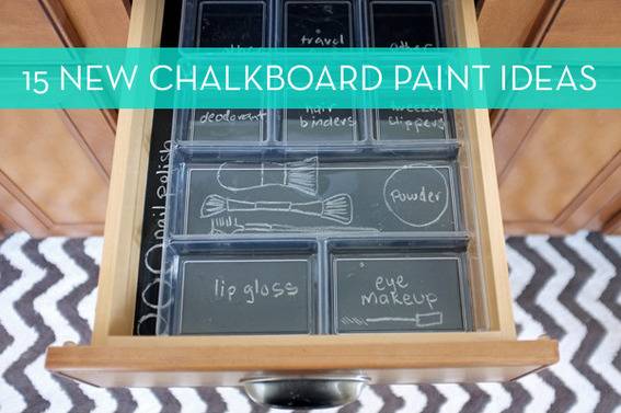 Inventive uses for chalkboard paint