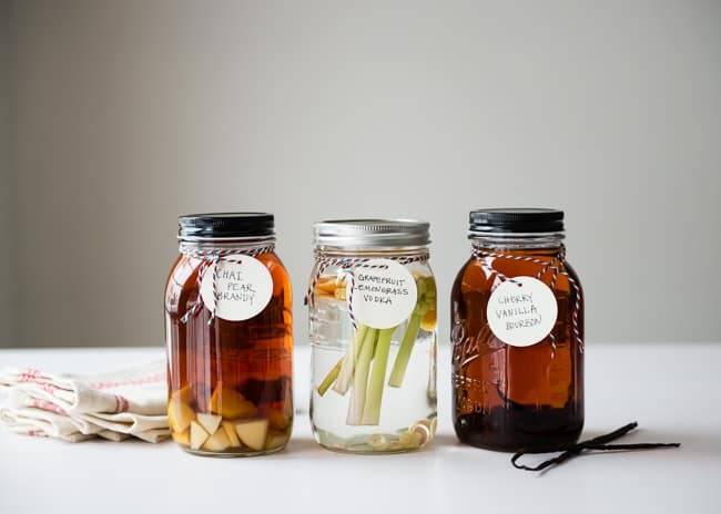 glass jar with onions and garlic