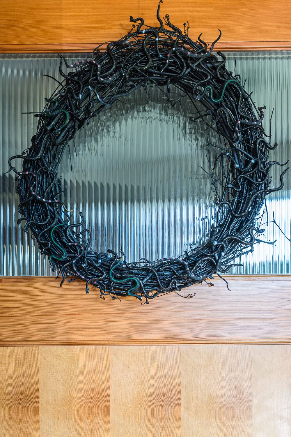 Make an easy DIY Halloween wreath for your front door