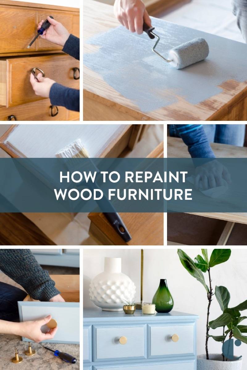 How to paint wood furniture