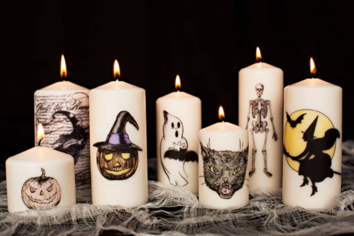 Halloween candles