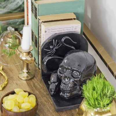 DIY This: High-gloss bookends for Halloween