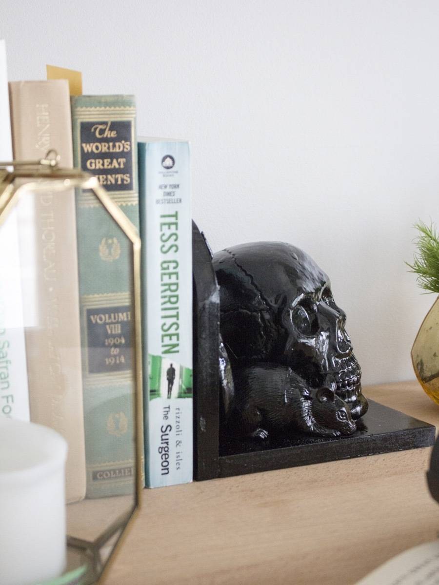 Boo! Make these skull bookends using a Dremel tool!