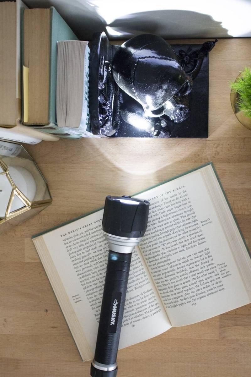 This mega Husky flashlight is perfect for reading ghost stories under the cover