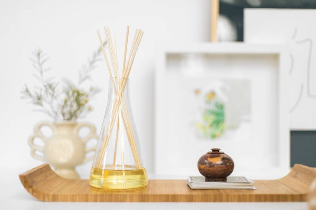 Homemade reed diffuser