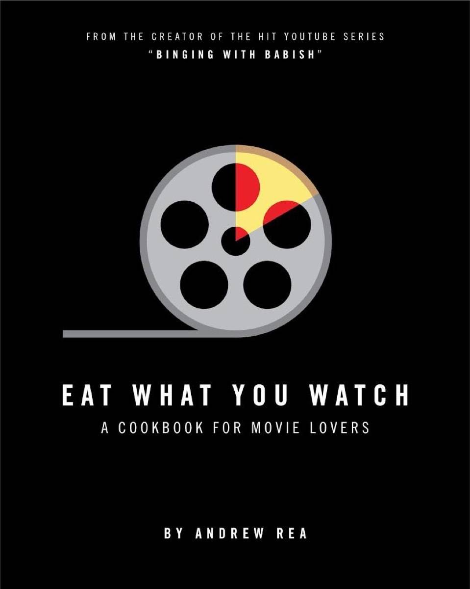 A cookbook for movie lovers who like to cook.