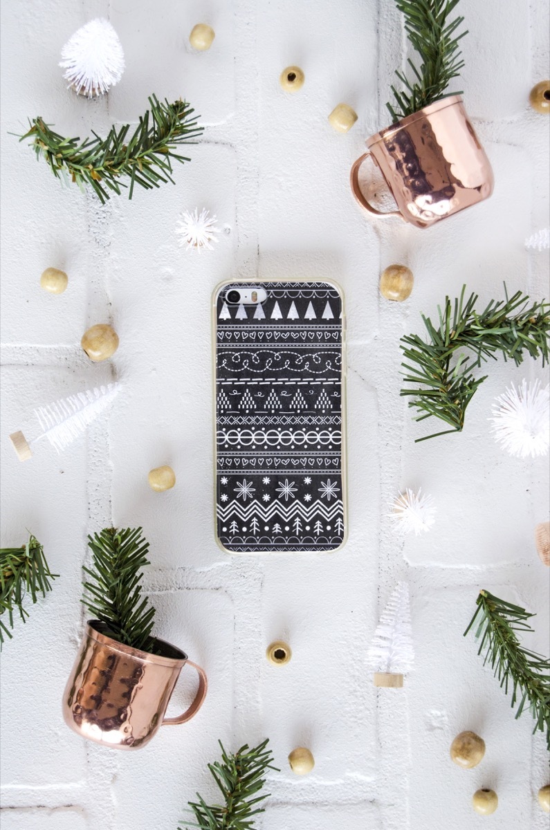 Christmas iPhone printable