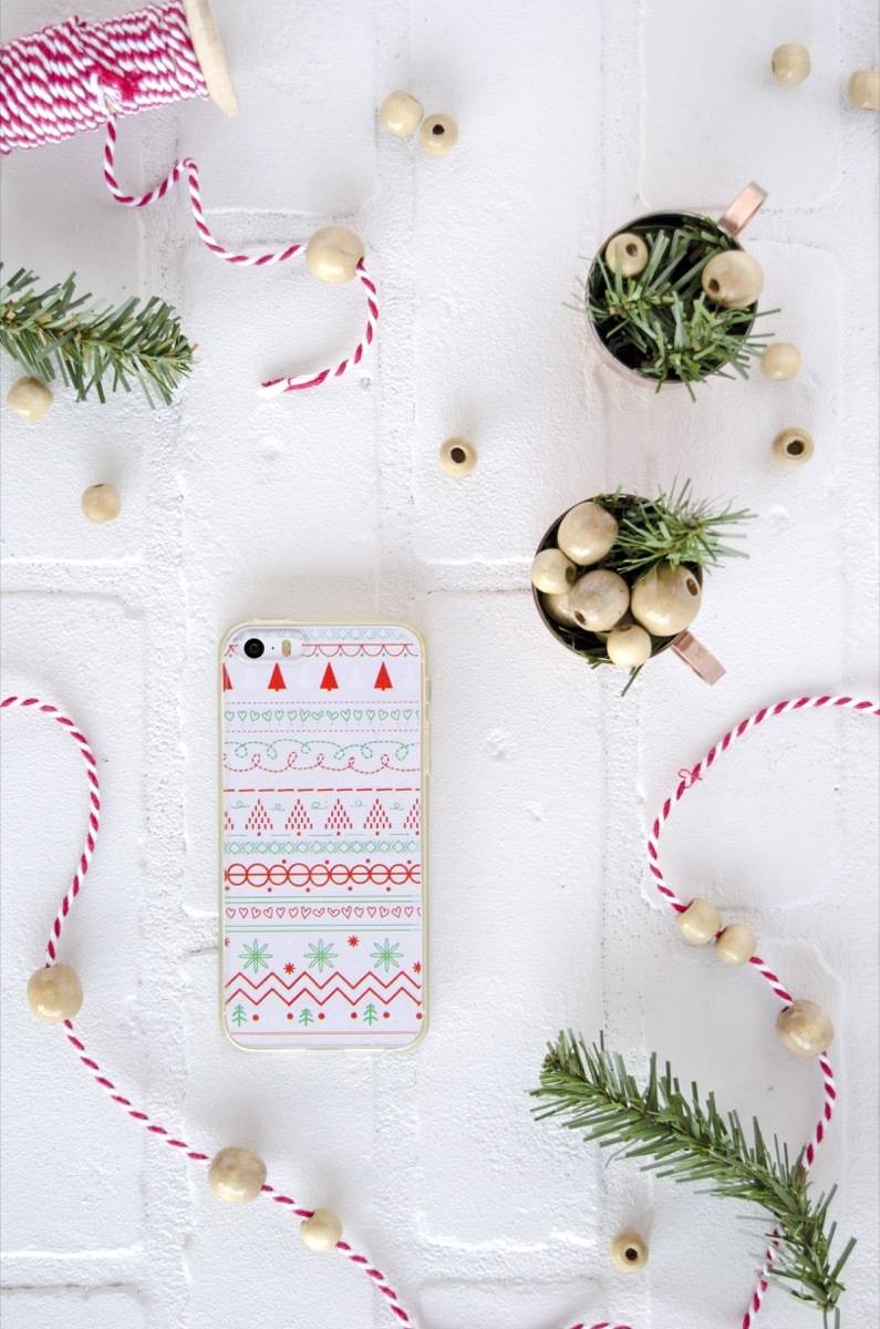 iPhone case printable for Christmas