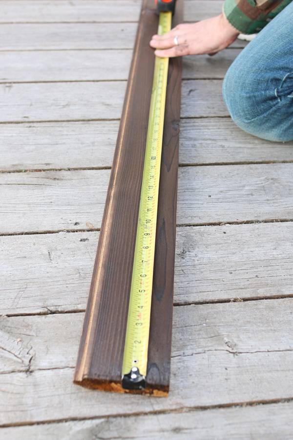 measuring for the planter box