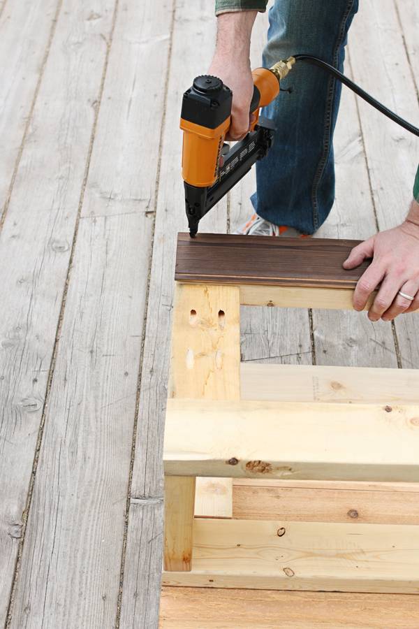 nailing planter box together