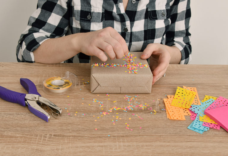 5 Ways To Wrap Gifts Using Office Supplies Curbly