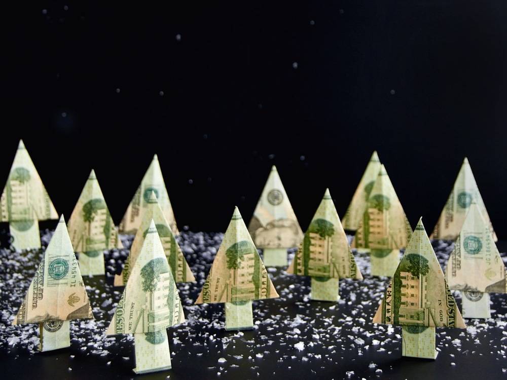 Cash forest - the perfect holiday gift!