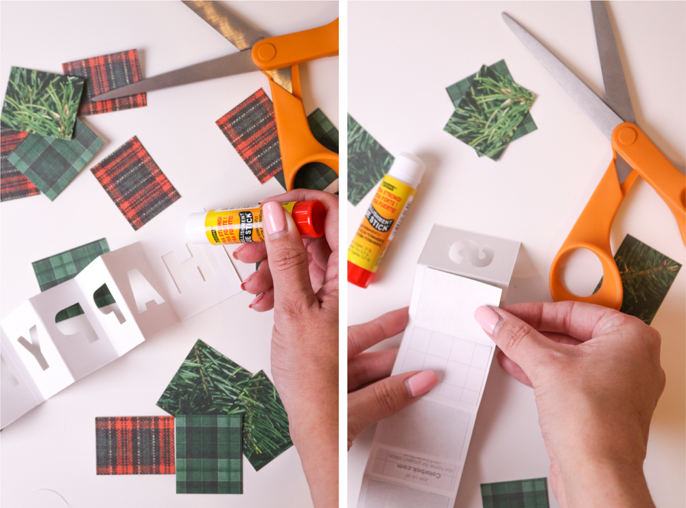 DIY Paper Accordion Holiday Banner