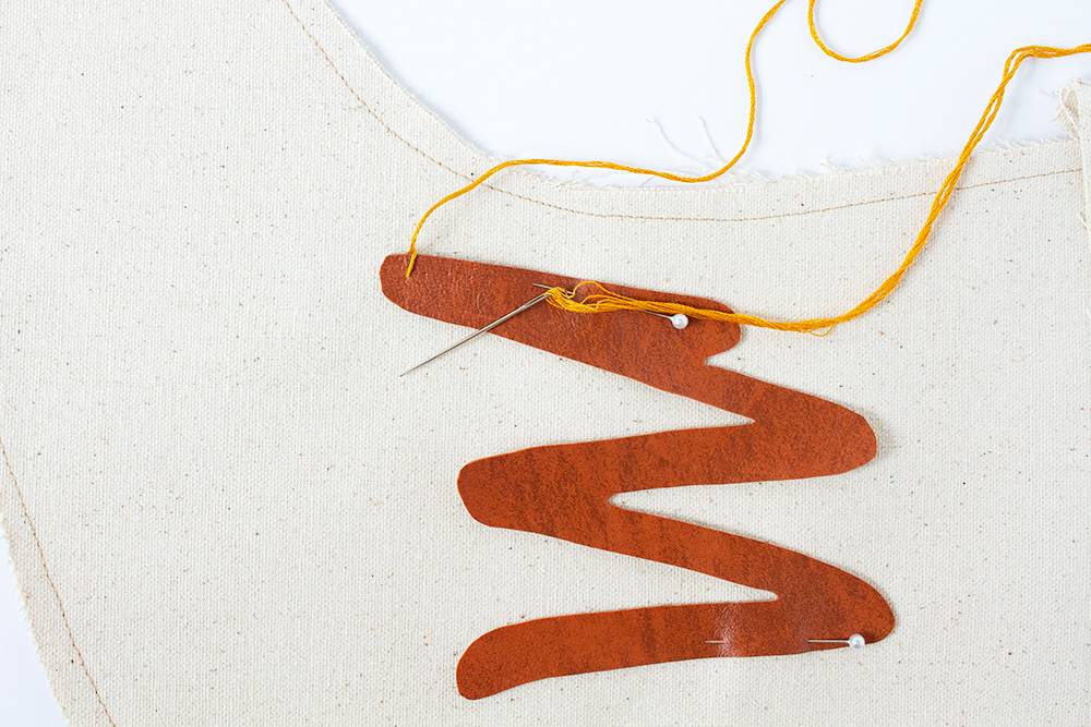 DIY Modern Stockings with Leather