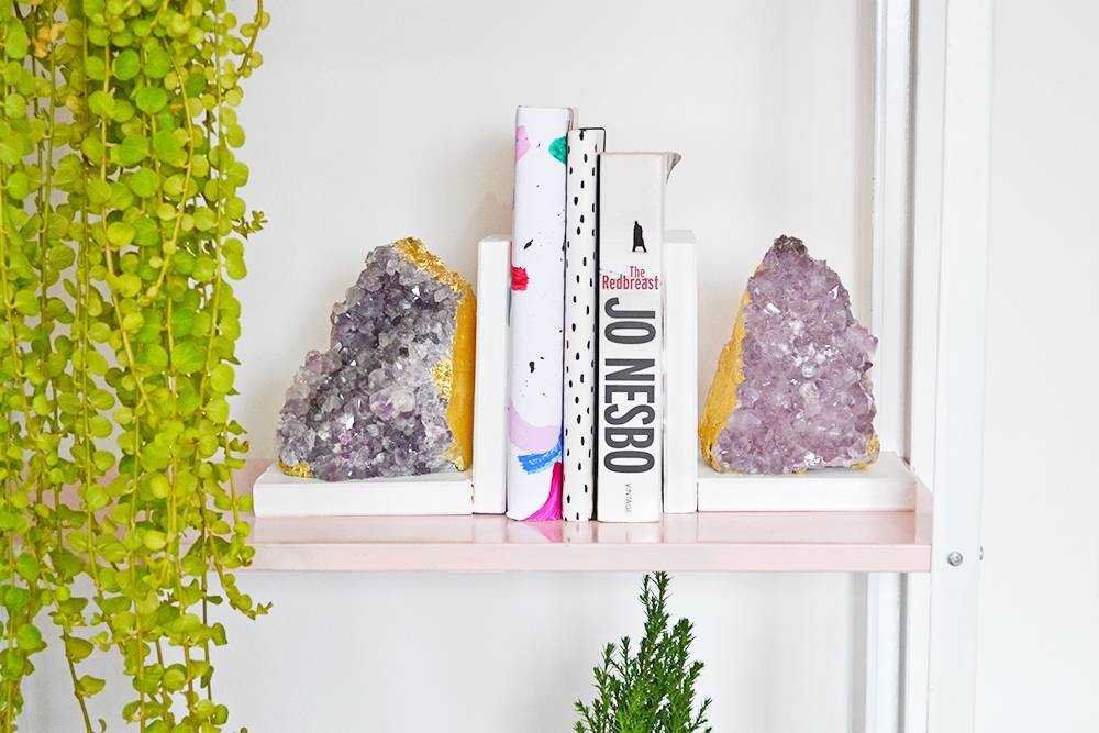 How To: Make Amethyst bookends under $60