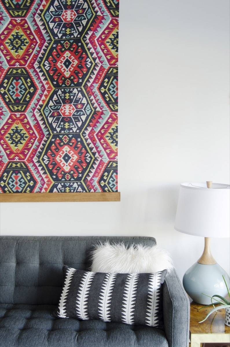 DIY Large-Scale Tapestry Wall Hanging