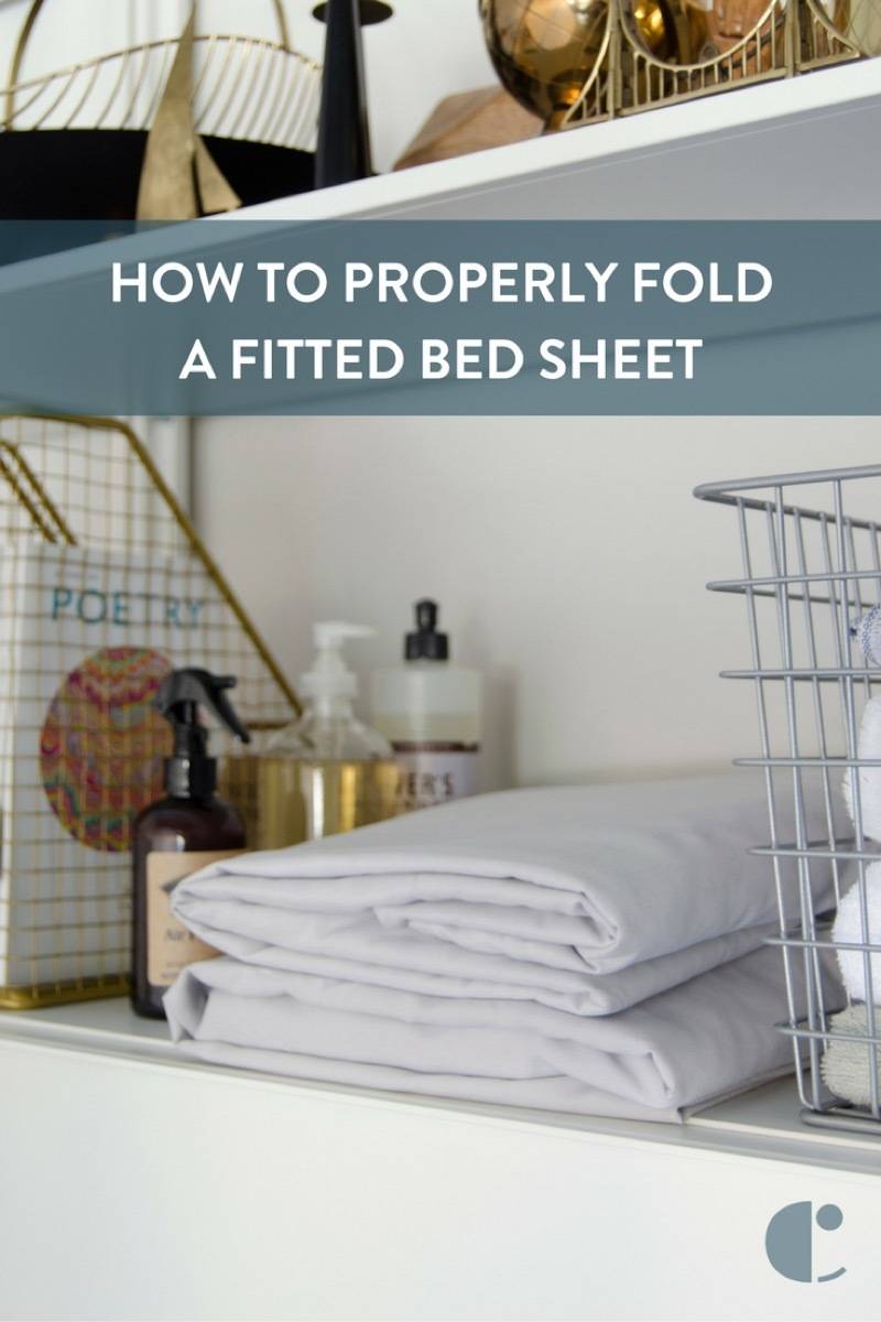 A folded fitted sheet - it can be done!