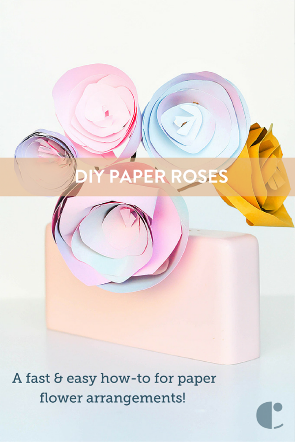 how to make paper flowers the easy way!